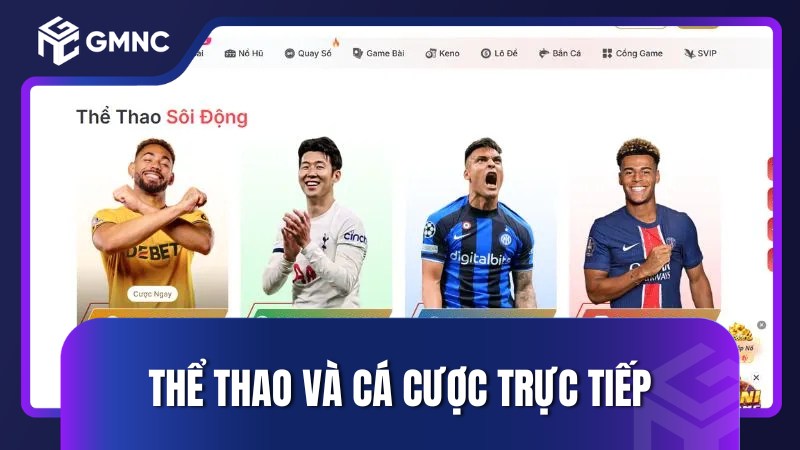 Thể thao và cá cược trực tiếp